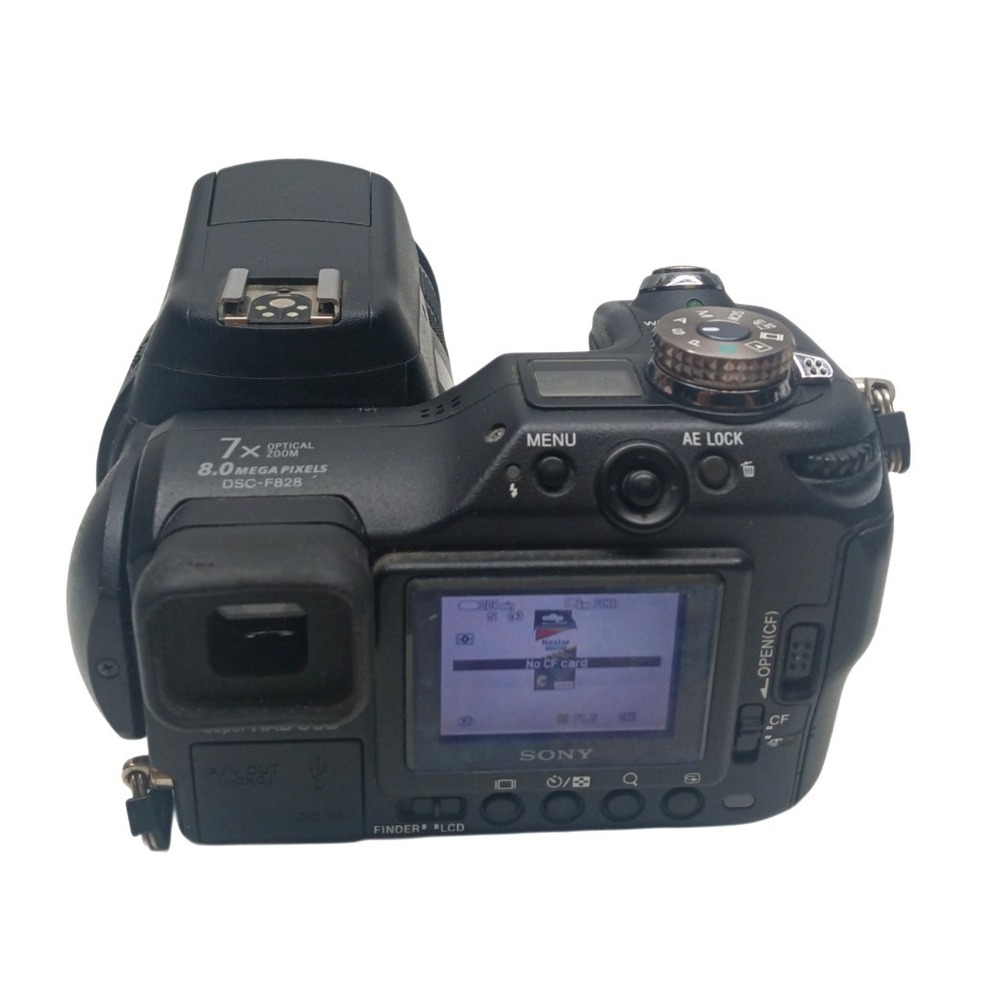 Sony Cyber-Shot DSC-F828 8.0MP Digital Camera Black New Battery & Charger + SD - Picture 4 of 16